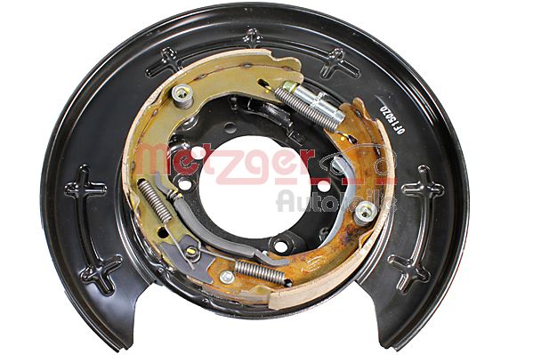 METZGER 6117012 KIT + ORIGINAL ERSATZTEIL Bremsträgerplatte